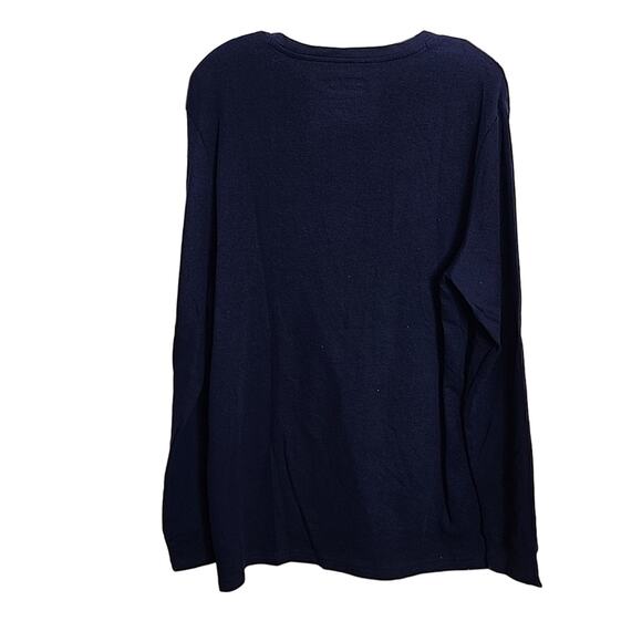 Jammies for Families Navy Blue Waffle Knit Pajama Lounge Top, NWT, Medium - Picture 5 of 5